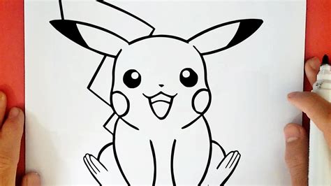 pikachu para desenhar|Como desenhar o Pikachu: Passo a passo para iniciantes